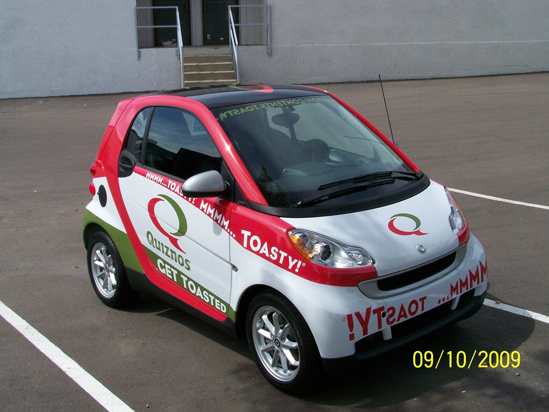 Quiznos Smart Car Wrap by Summit Graphics in Thornton