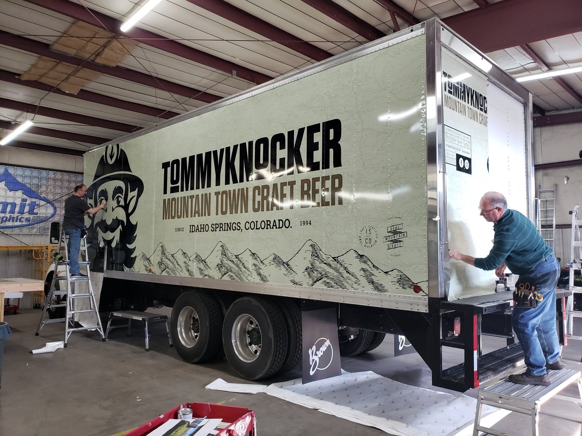 TommyKnocker Beer Box Truck Wrap in Denver Colorado