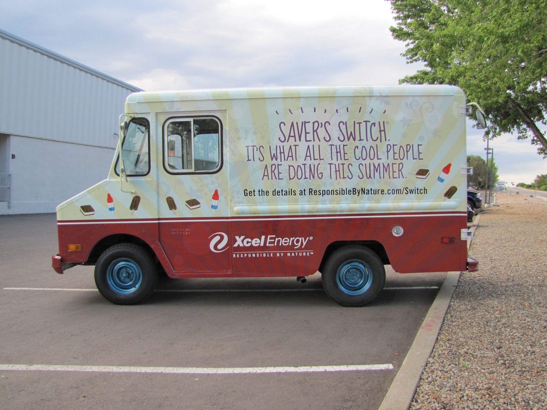 Xcel Energy Ice cream truck for summer