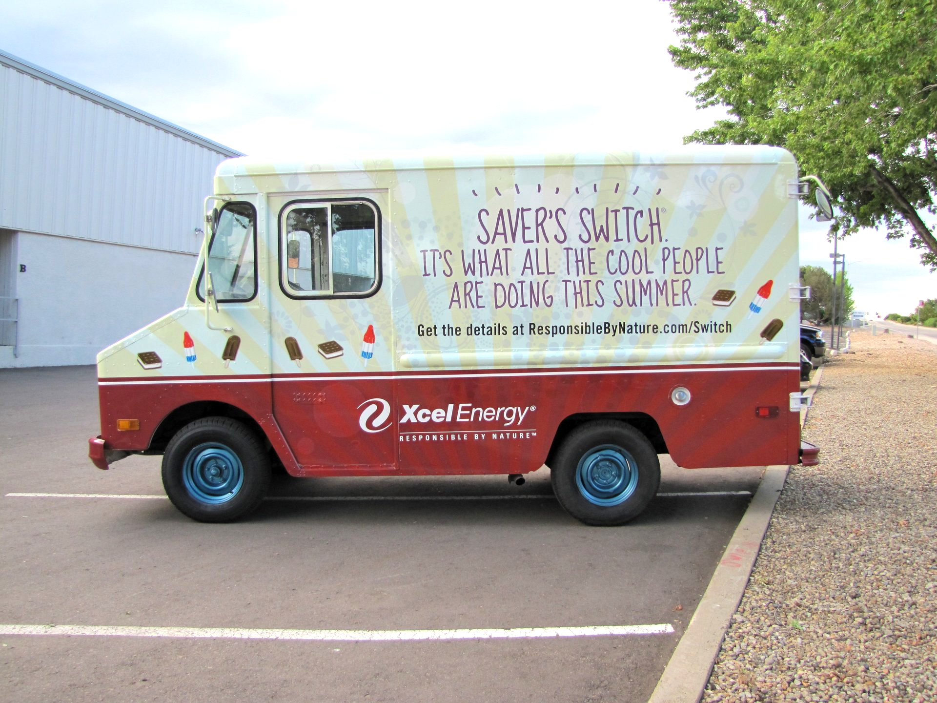 Xcel Energy Ice Cream Truck Full Wrap 