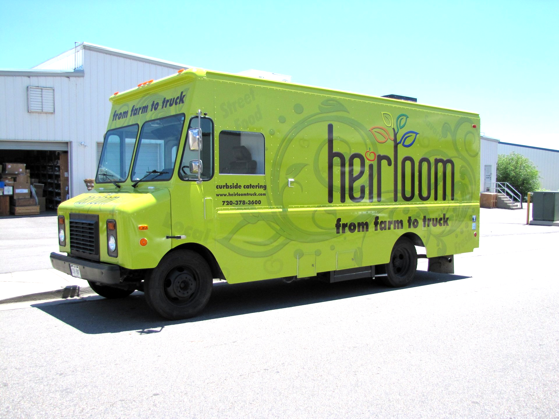 heirloom food truck full wrap