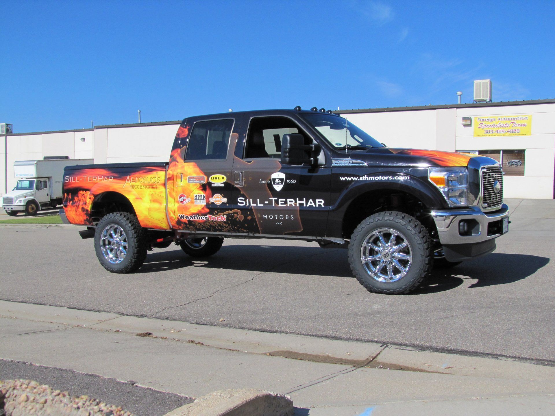 Sil Ter Har Ford F-250 Full custom wrap in Denver, Colorado