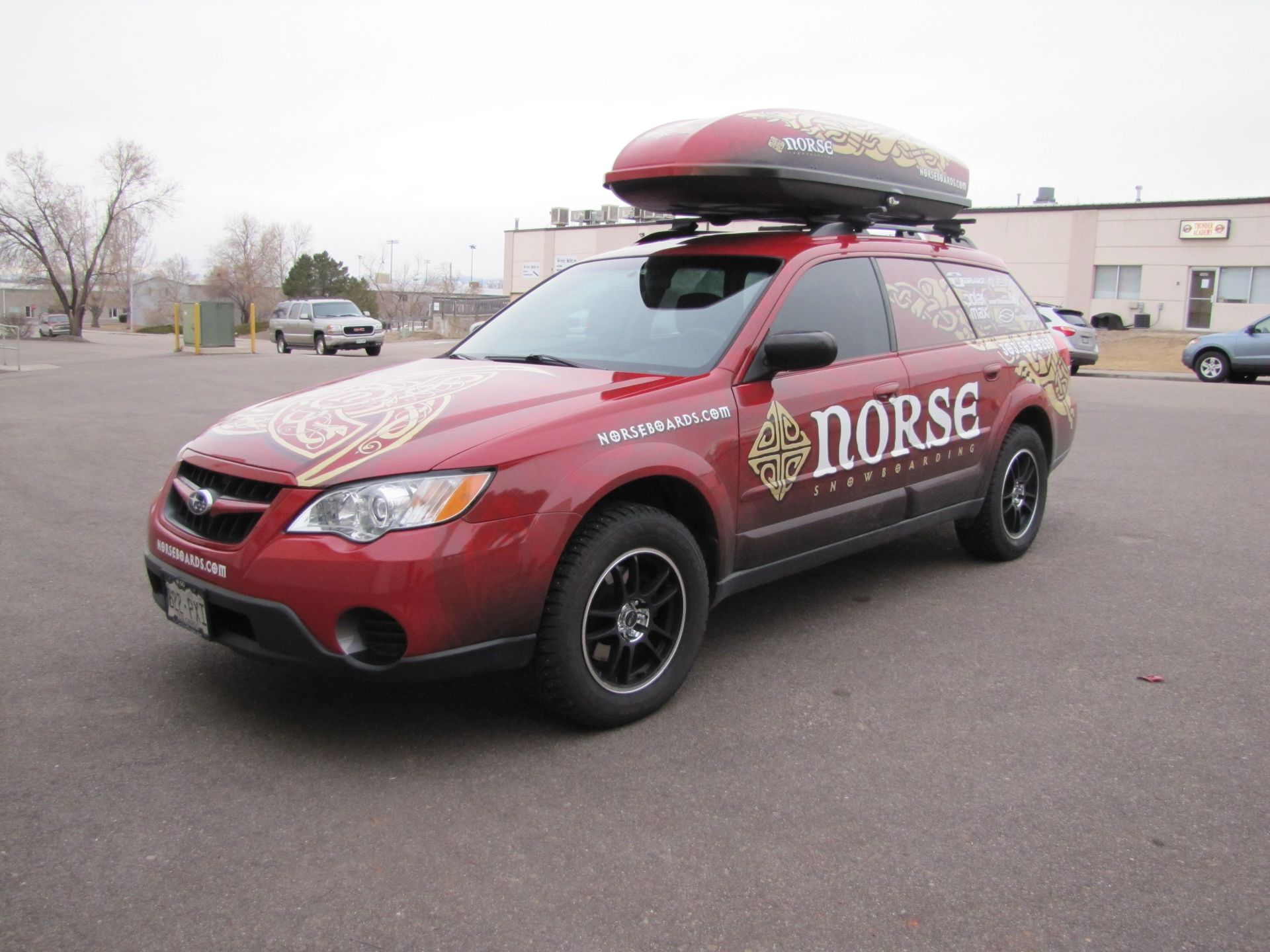 Norse boards Subaru outback full wrap