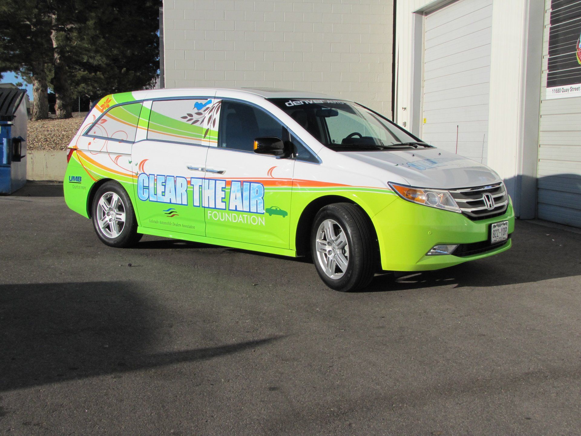 clear the air foundation honda odyssey full wrap