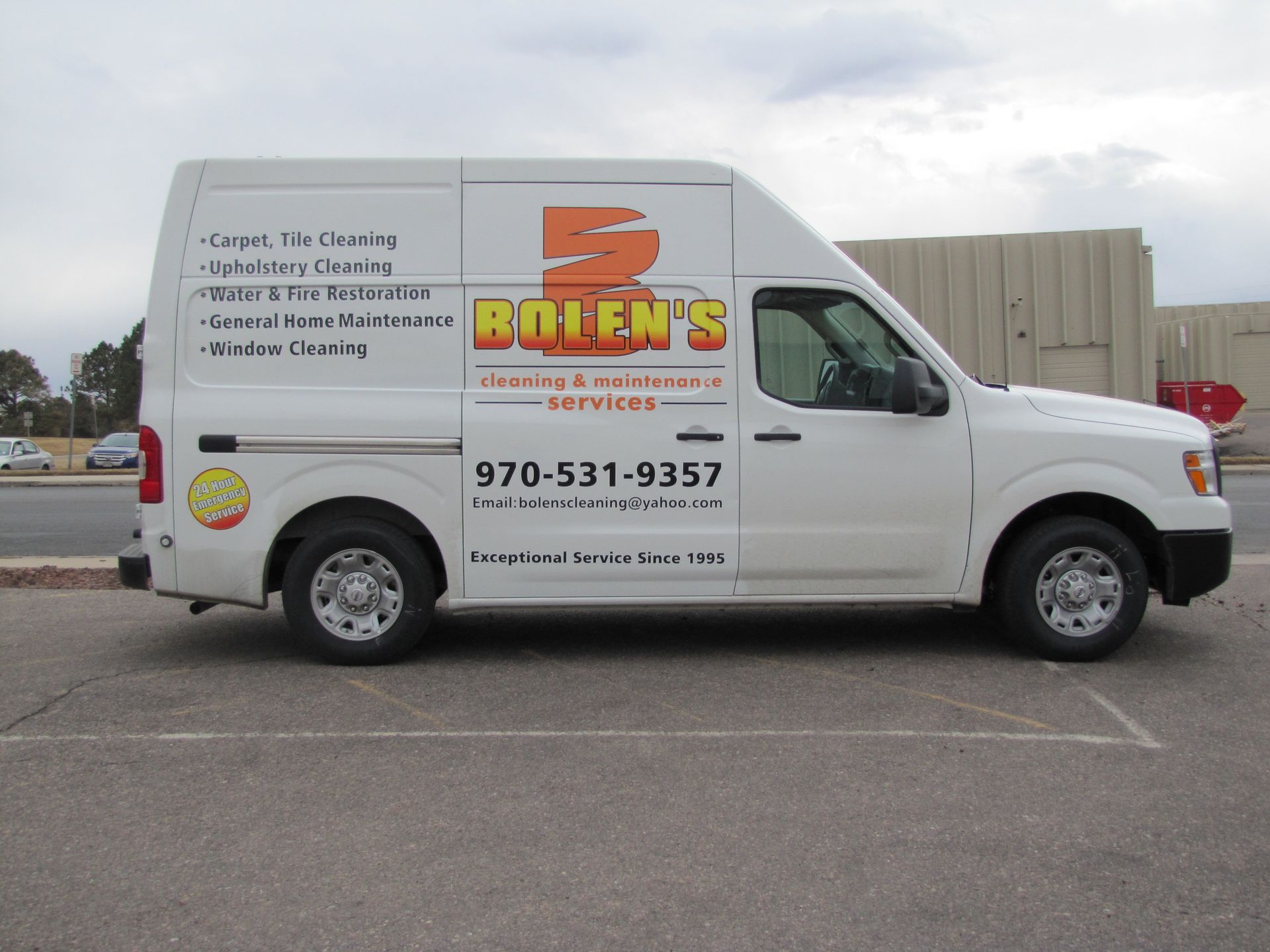 Bolen's Cleaning and Maintenance Services NV1 Partial Wrap Denver Colorado 