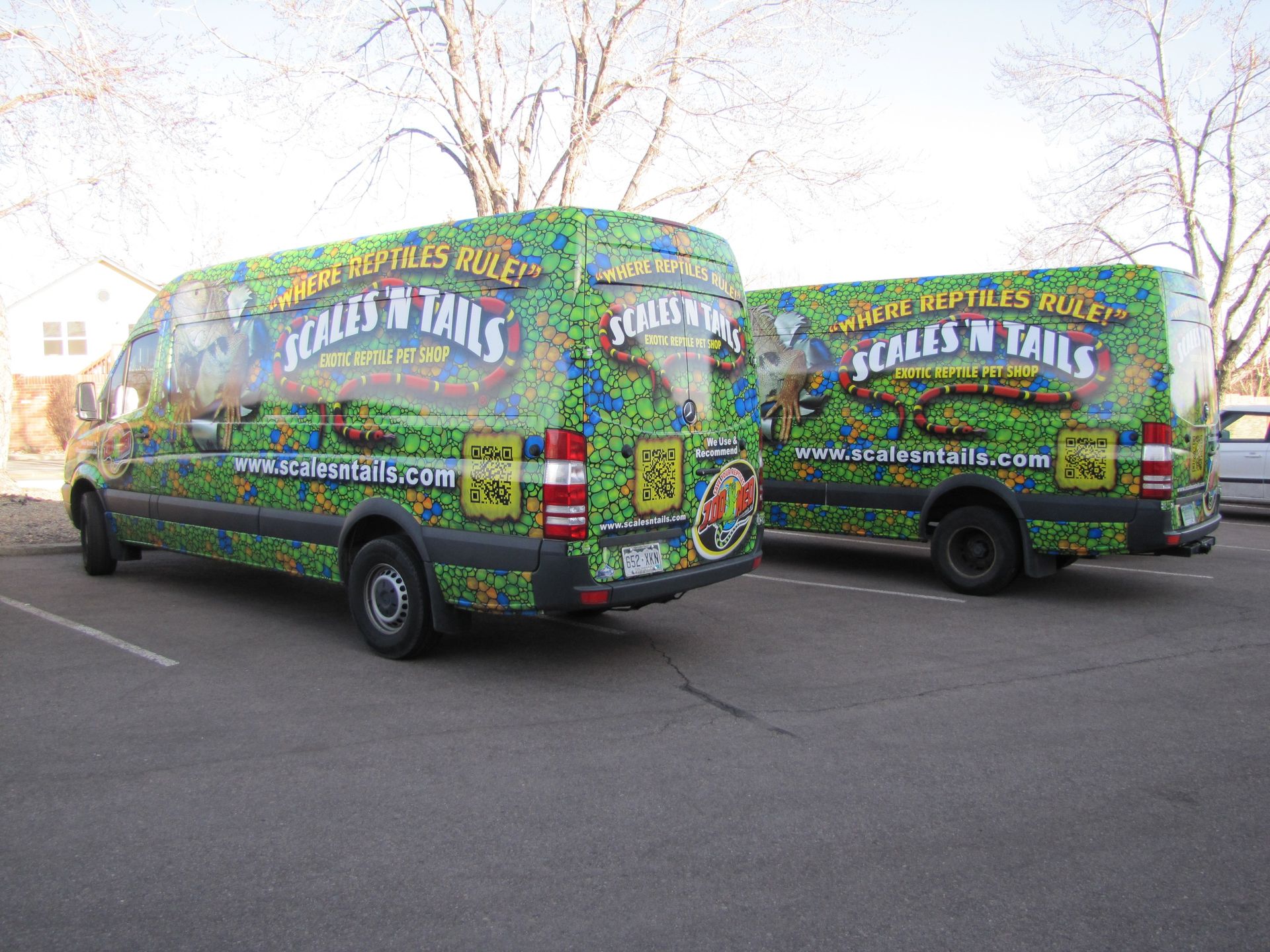 Scales N' Tailes Dodge Promaster full wrap Brighton Colorado