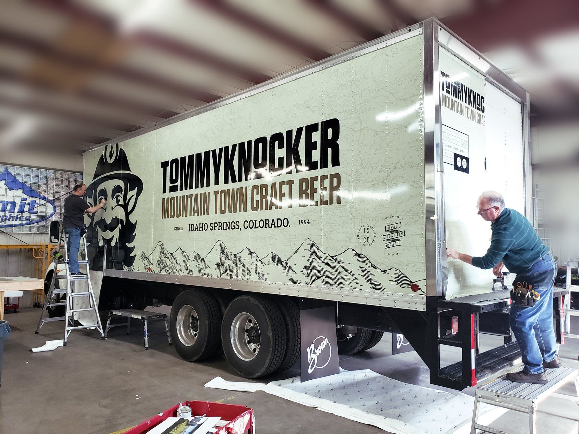 TommyKnocker Beer Box Truck Wrap in Centennial Colorado