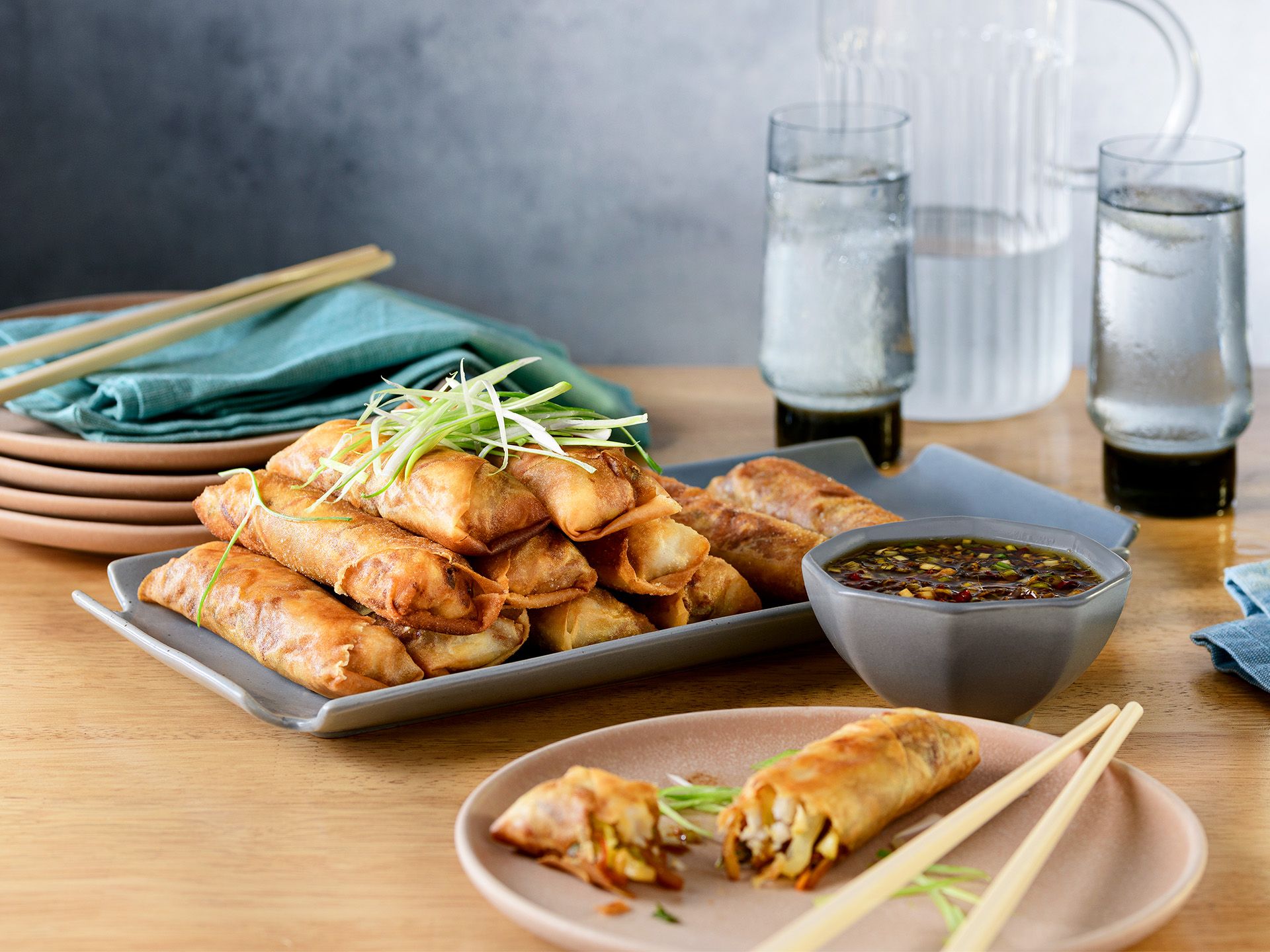 recipe for Humpty Doo Barramundi spring rolls