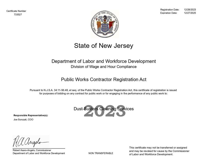 State of New Jersey Division of Unemployment and Temporary Disability; 2023 benefits notice form