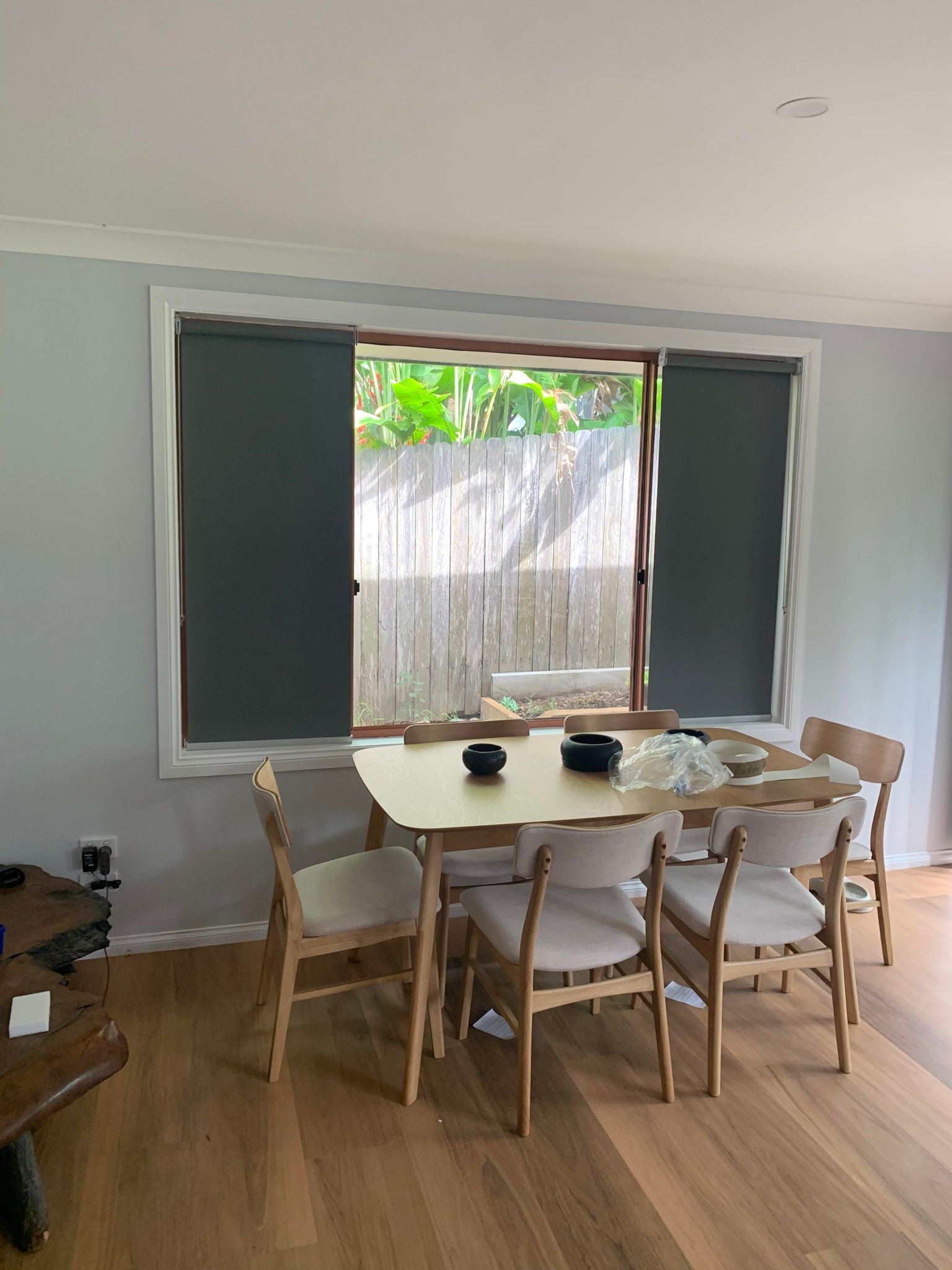 Dining Room with Blinds Installed - Blinds, Awnings & Shutters in Mid North Coast, NSW