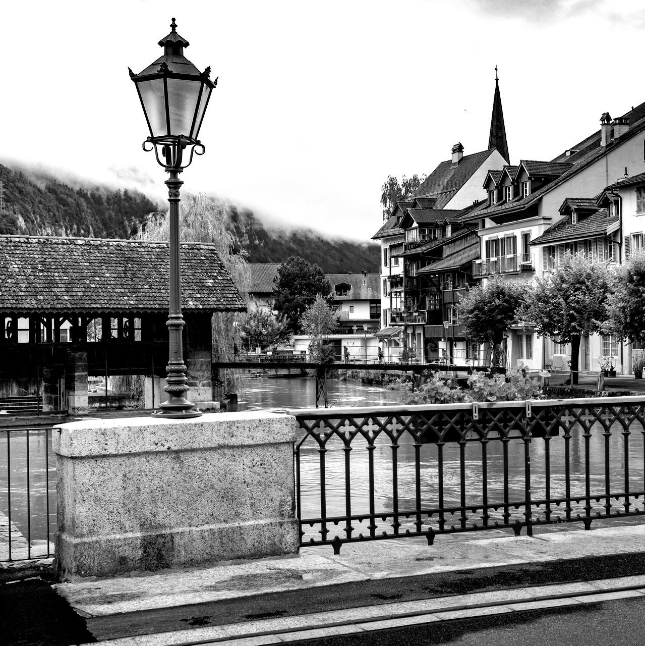 Foto Unterseen Altstadt für die Seite Webdesign Unterseen