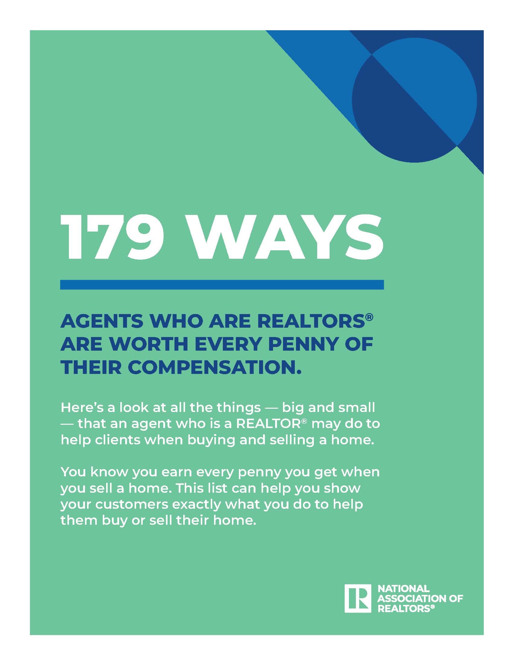 A light green poster with dark blue text promoting