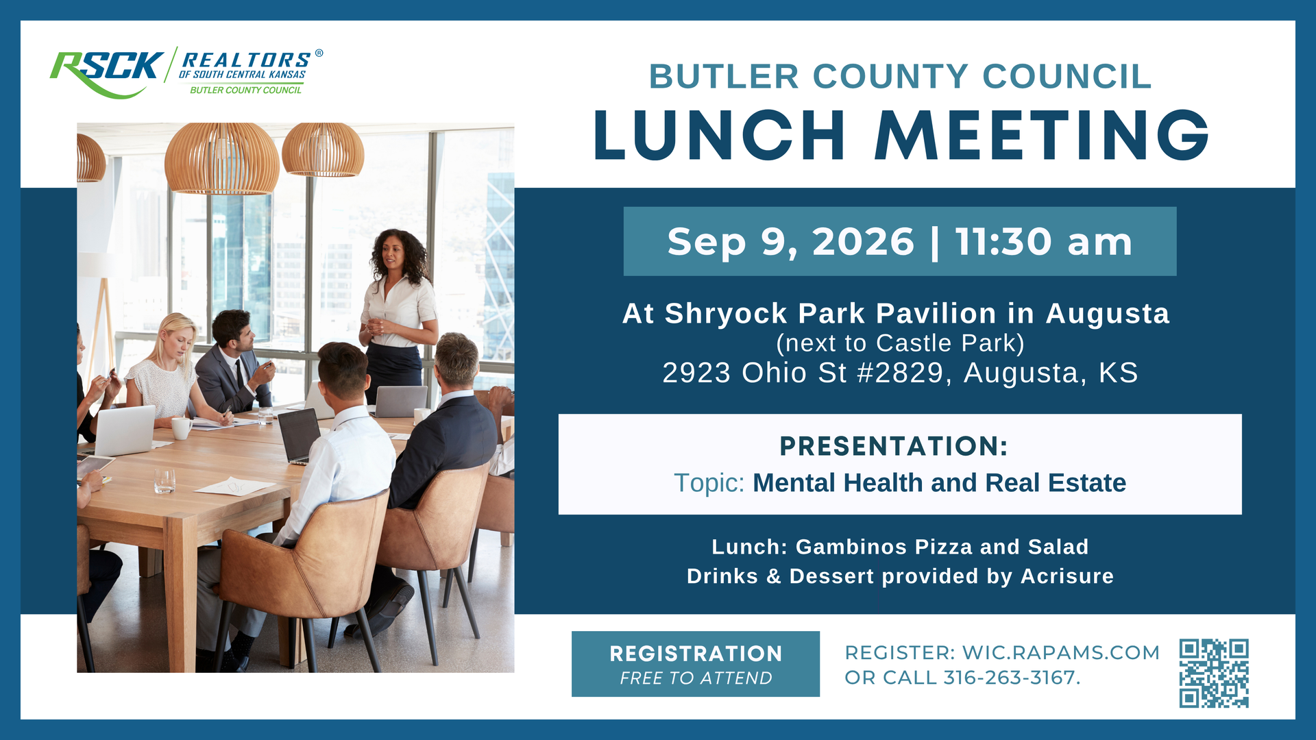 Event flyer for the Saline County Education Retreat on April 23, 2026, featuring course details and registration info.