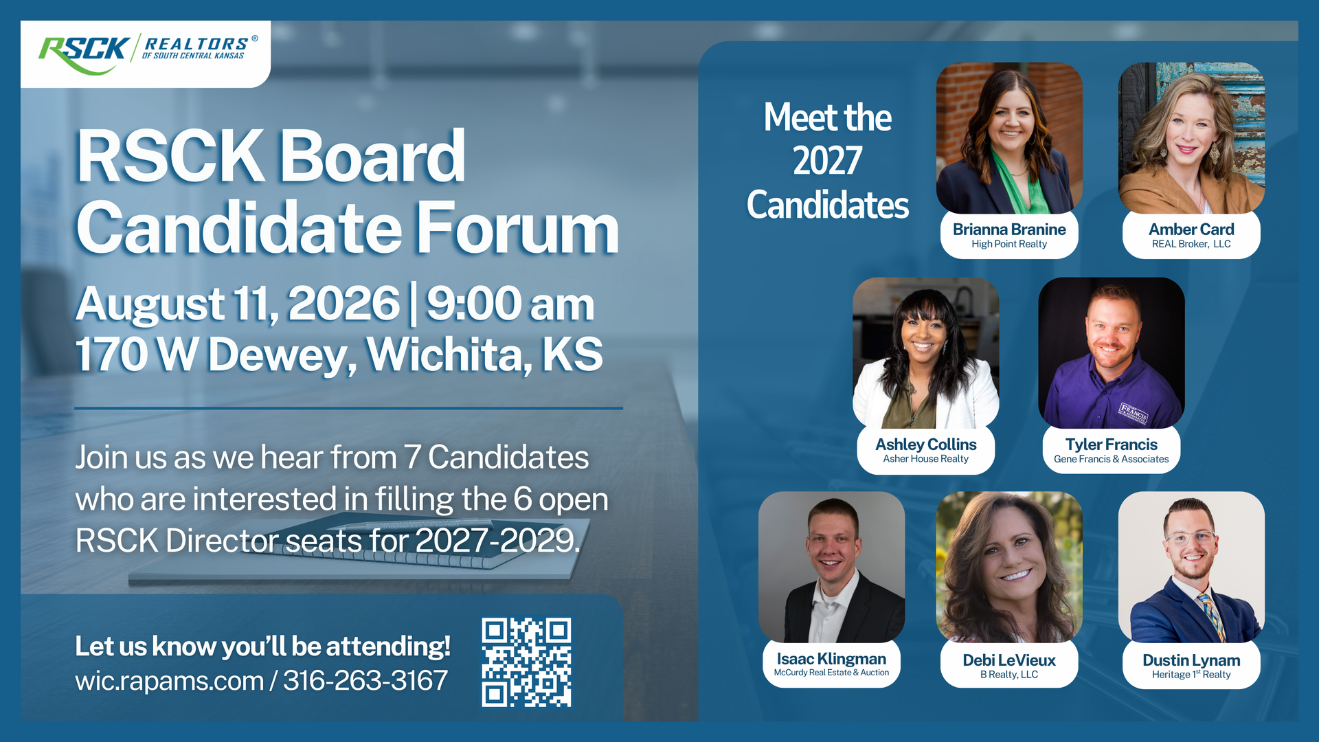 RSCK Board Candidate Forum