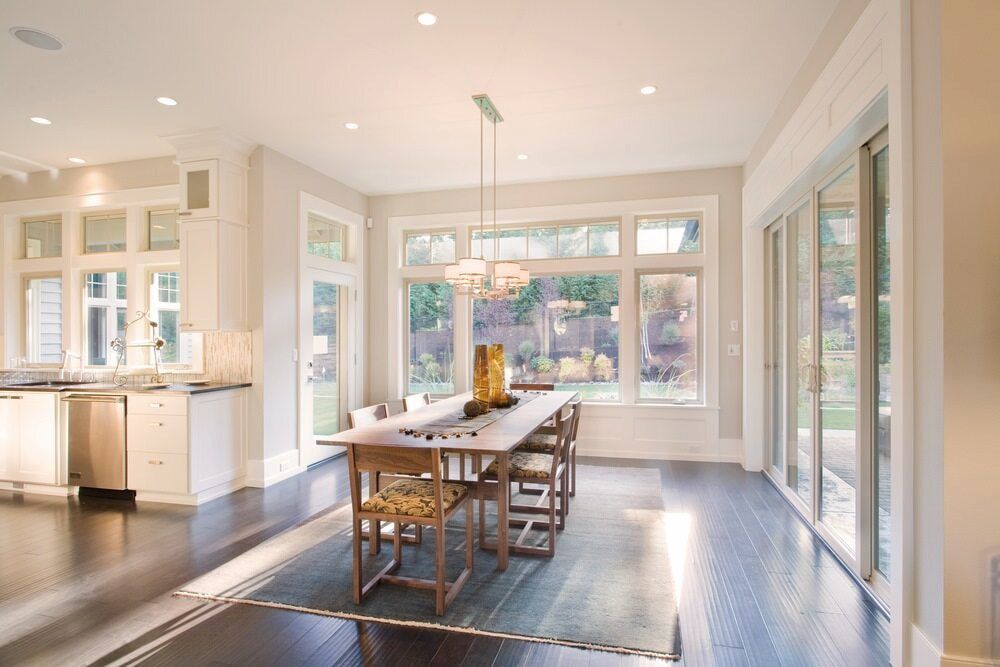 A Dining Room With A Long Table And Chairs — L & S Wirth Painting in Nyngan, NSW