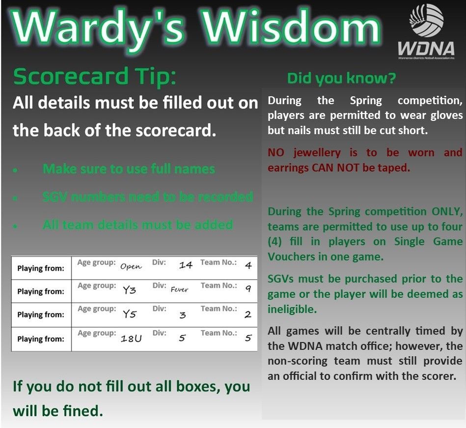 A poster that says ' wardy 's wisdom ' on it