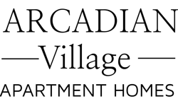 Arcadian Village logo.