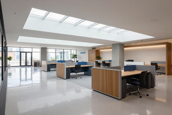 Clean commercial office space in Detroit, MI — Gilbert Cleaning Services LLC janitorial results