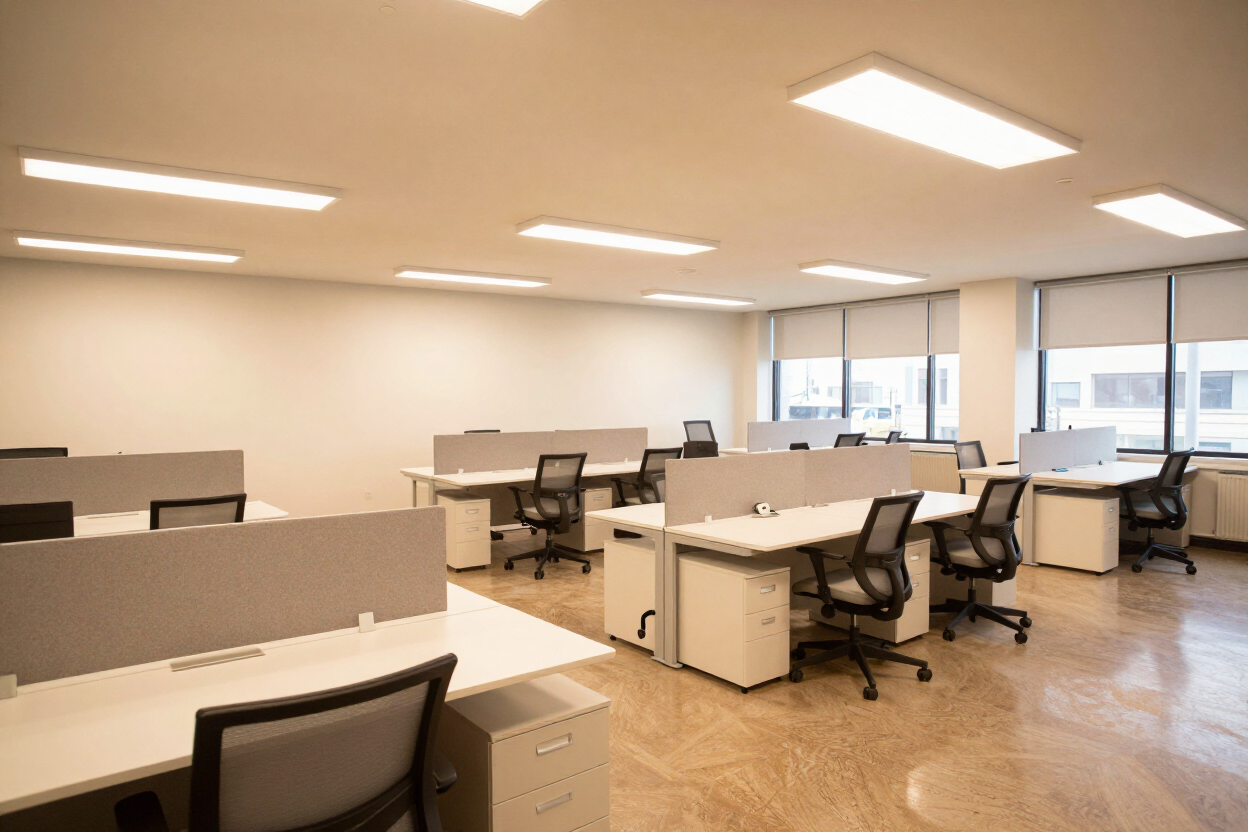 Clean commercial office space in Detroit, MI serviced by Gilbert Cleaning Services LLC.