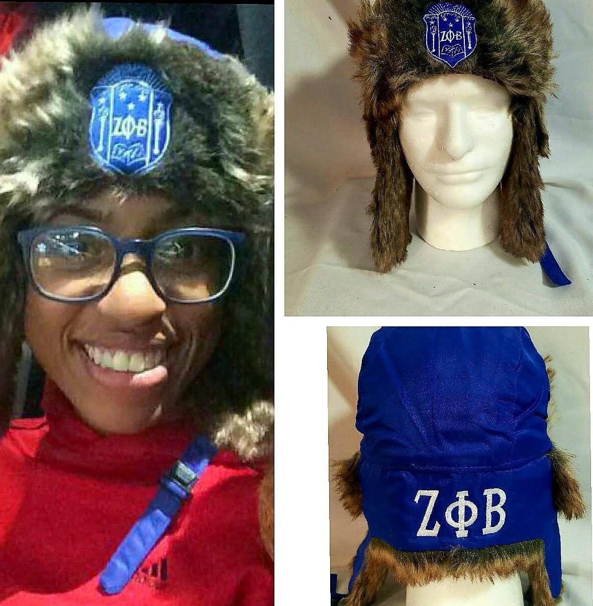 Zeta Phi Beta winter hat model