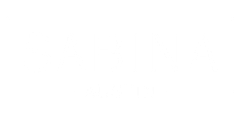 Sabina white logo.