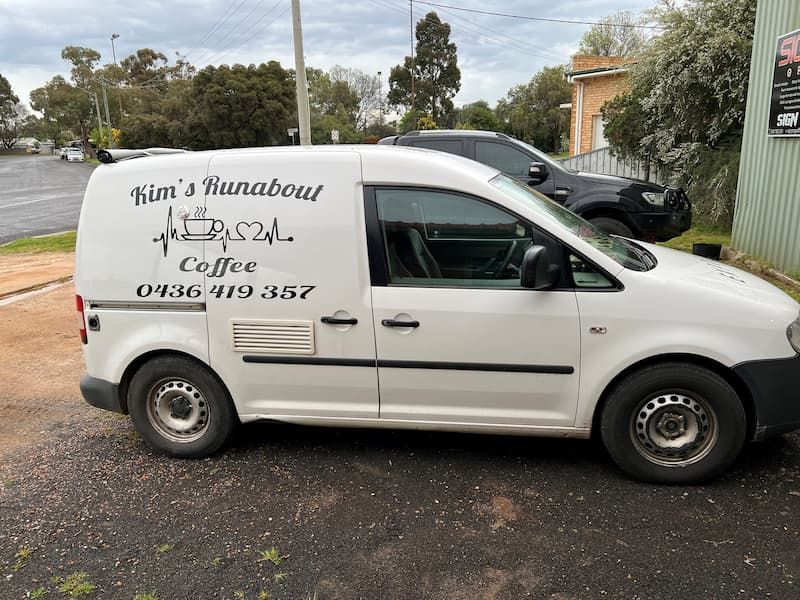 Kim's Runabout Coffee - Graphic Design in Griffith, NSW