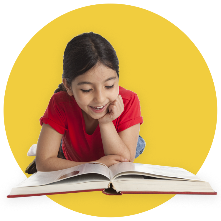 Little girl studying — Richfield, NC — Richfield Child Development Center Little girl studying — Richfield, NC — Richfield Child Development Center