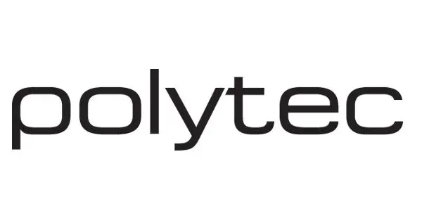 Black lowercase “polytec” logo on a white background