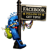 Cartoon blue number 