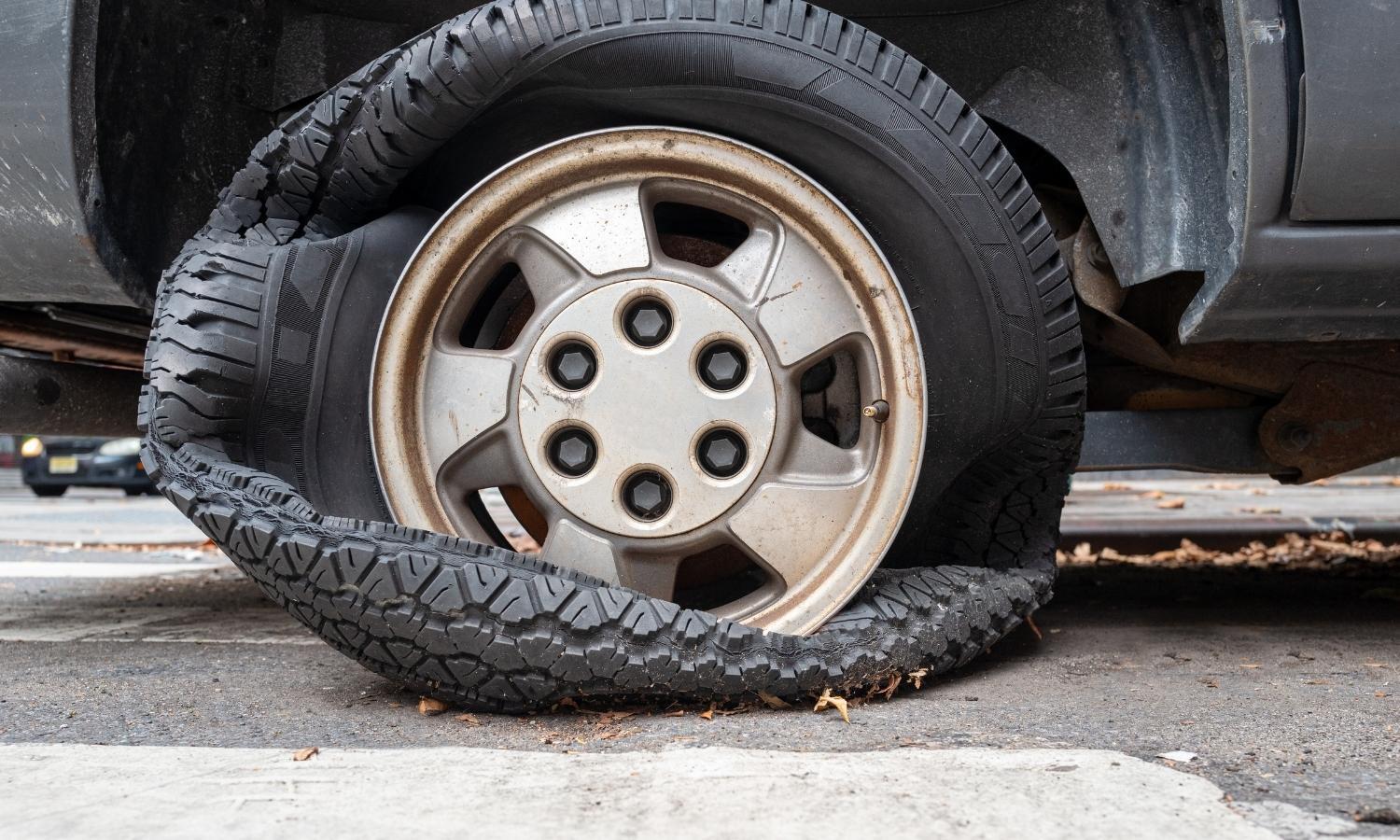 Tire Blew Out