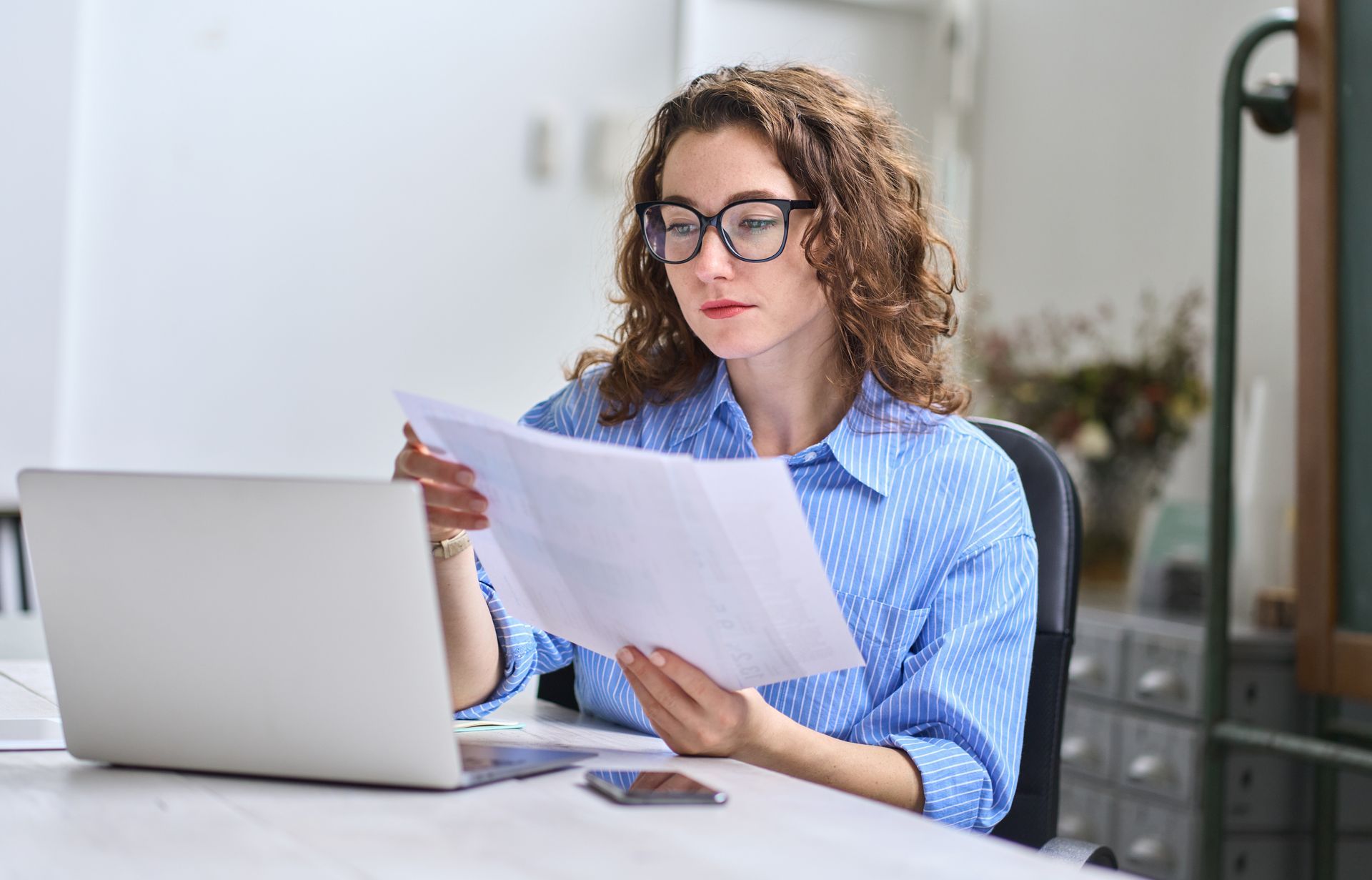 Woman Working as HR
