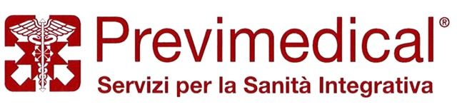 Previmedical logo in red with medical emblem and the tagline “Servizi per la Sanità Integrativa”