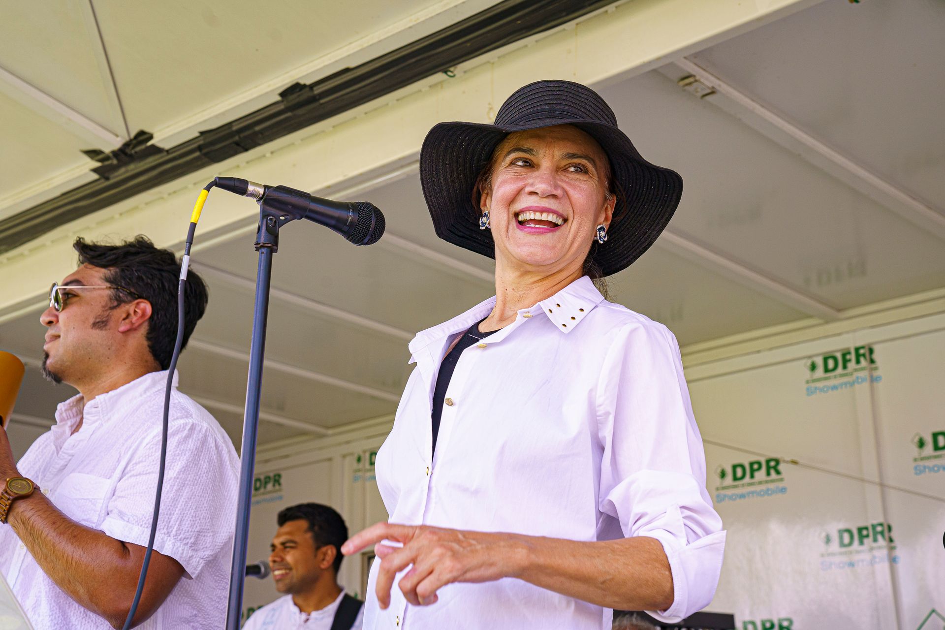 Sol y Rumba Latin band performing at Columbia Heights Day DC