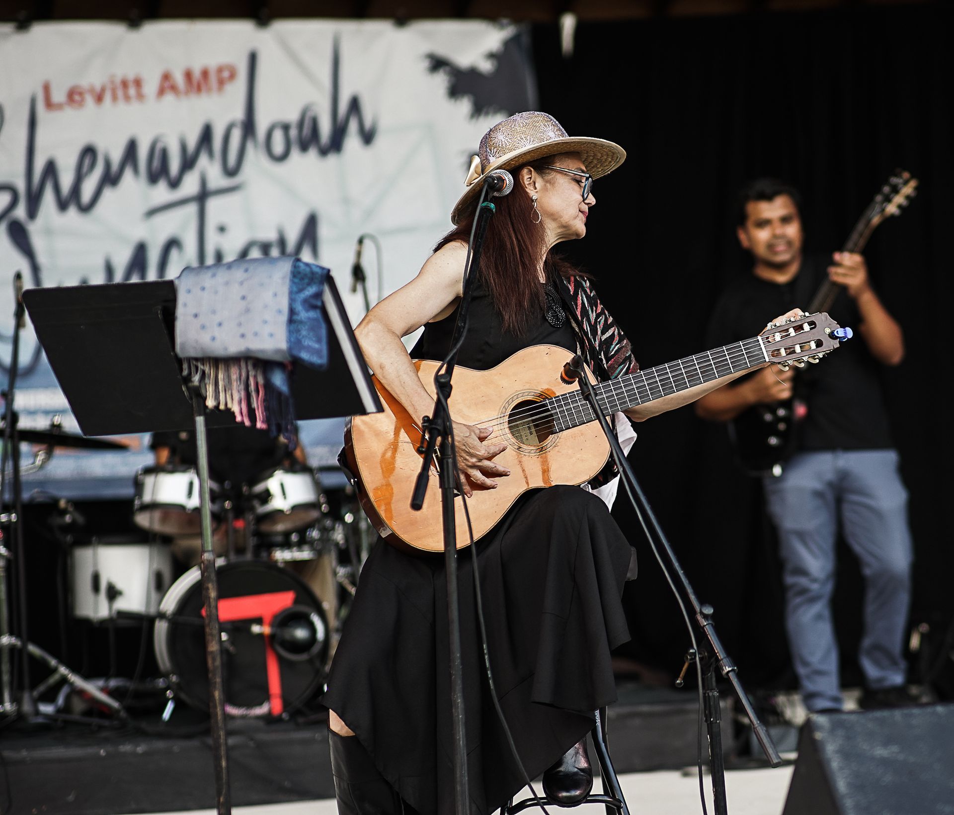 Sol y Rumba performing at Levitt AMP Shenandoah Junction West Virginia