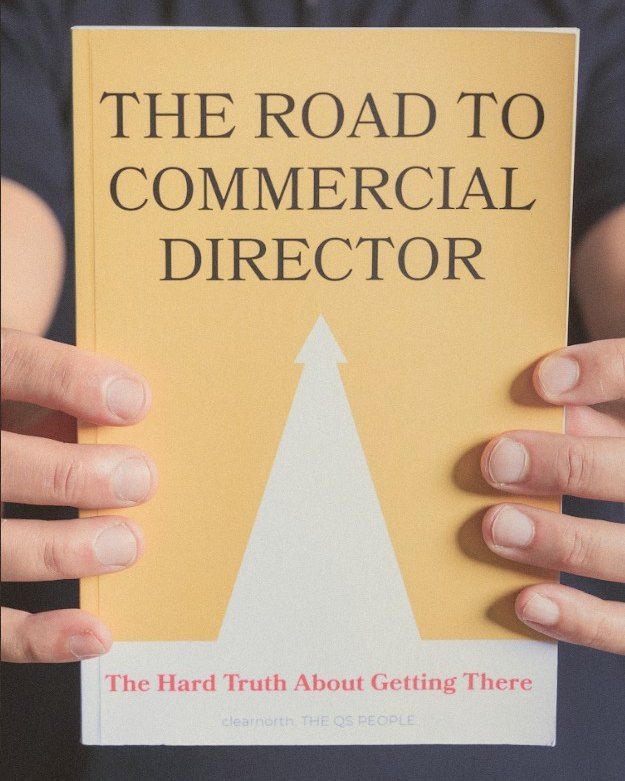 The Road to Commercial Director by clearnorth, held up to the camera
