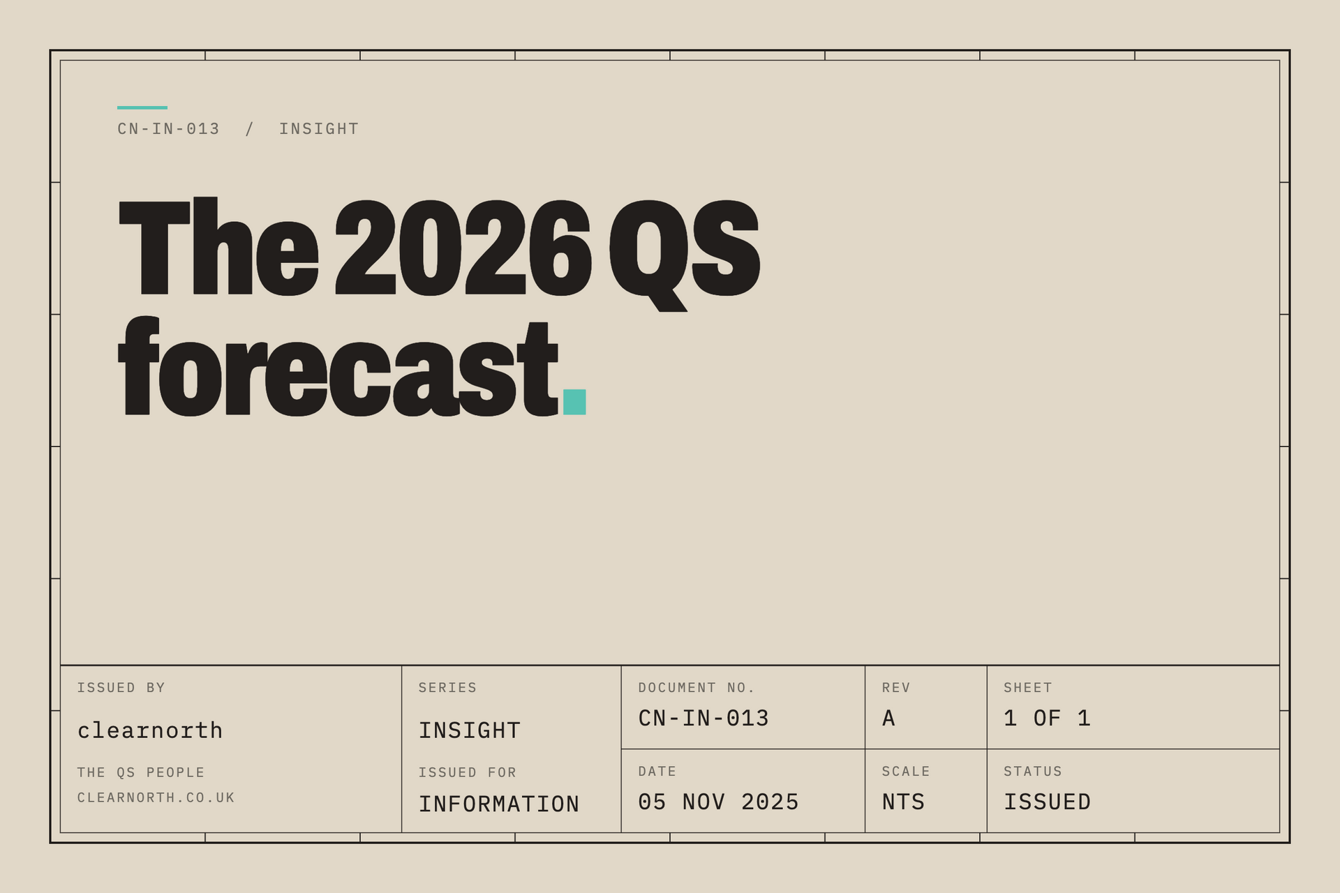 Insight CN-IN-013: The 2026 QS forecast