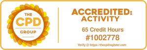 The cpd group has been accredited for 65 credit hours
