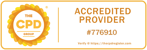 The logo for the cpd group is an accredited provider