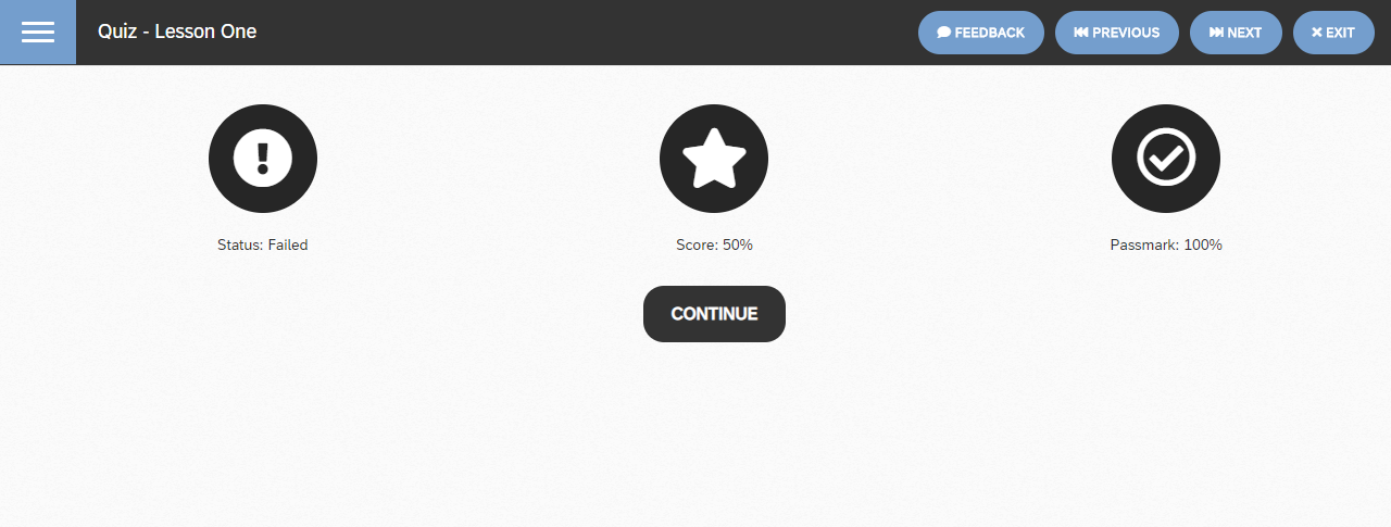 A screenshot of a website with a star and a check mark on it.