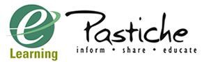 A logo for e pastiche learning inform share educate