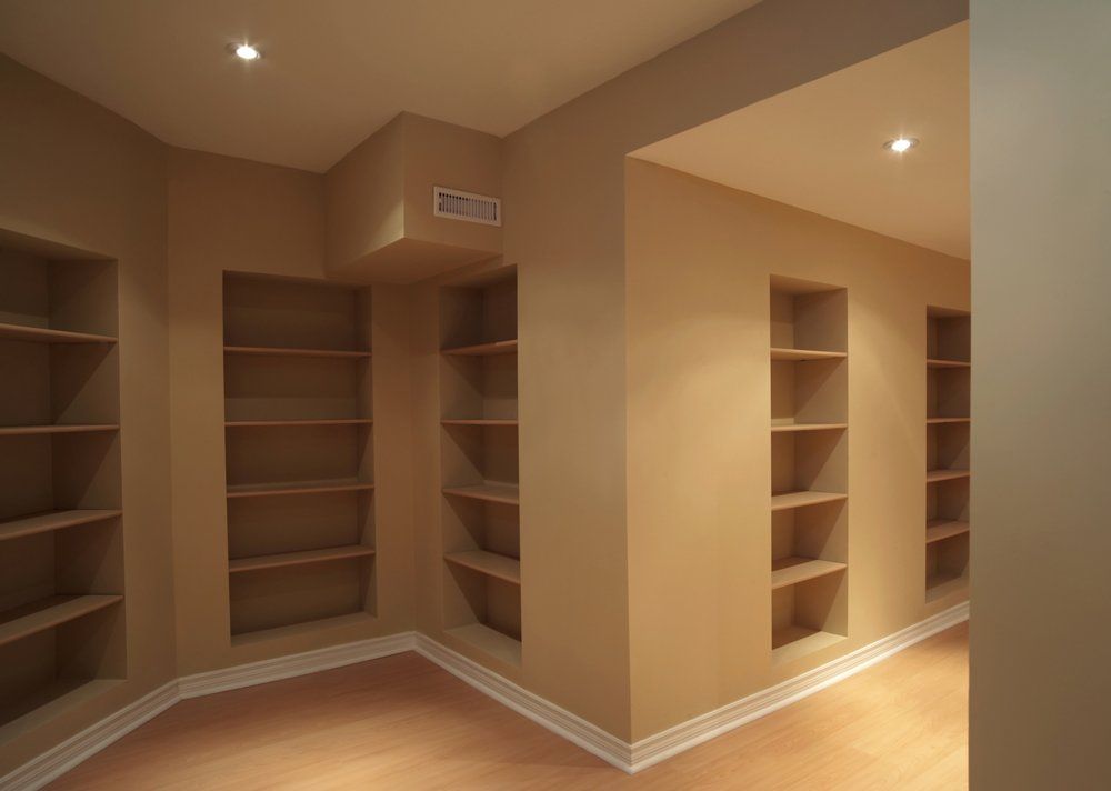 Renovated Basement With Closet - Tyrone, PA - Fry’s Construction