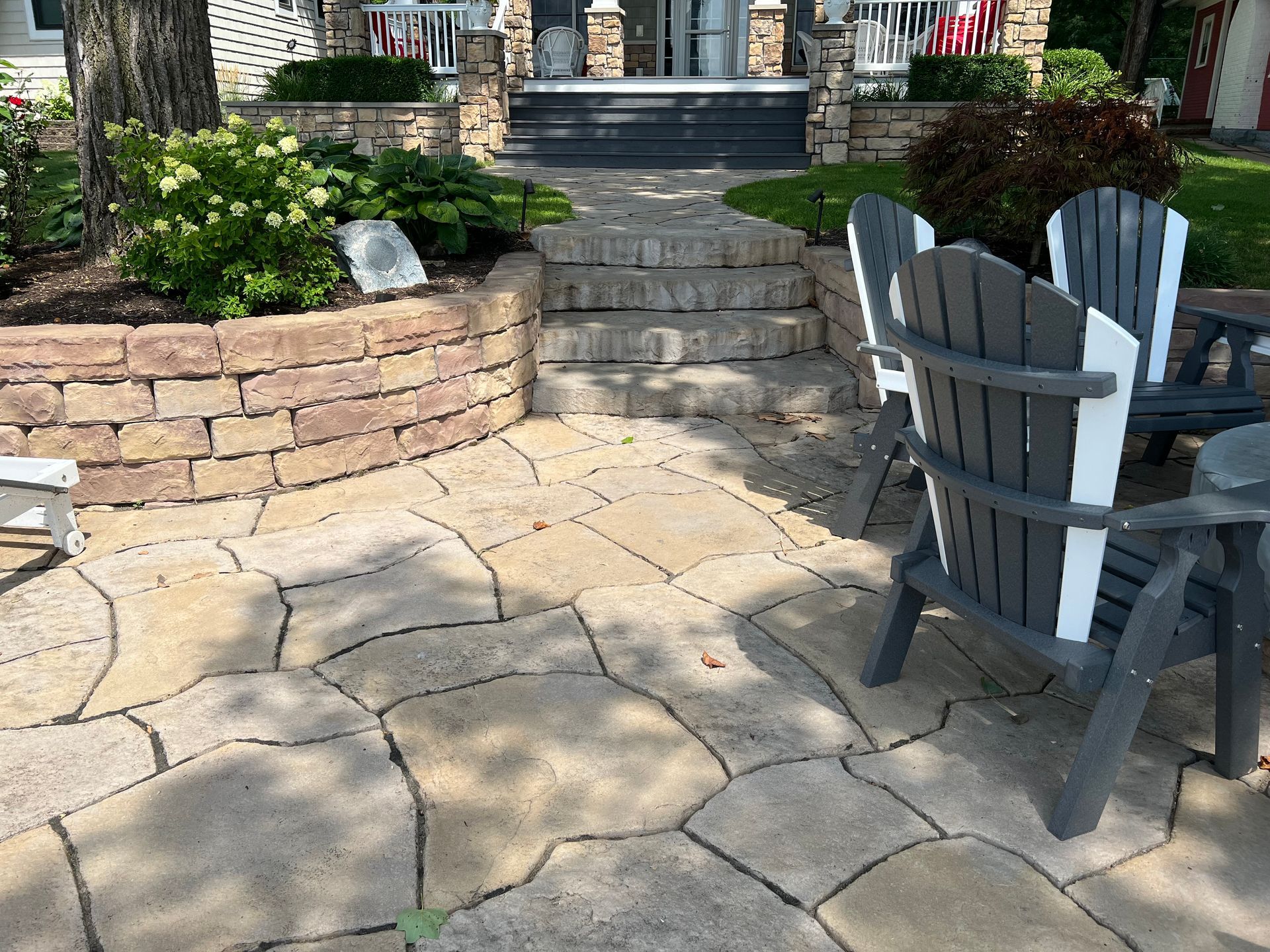 natural stone patio