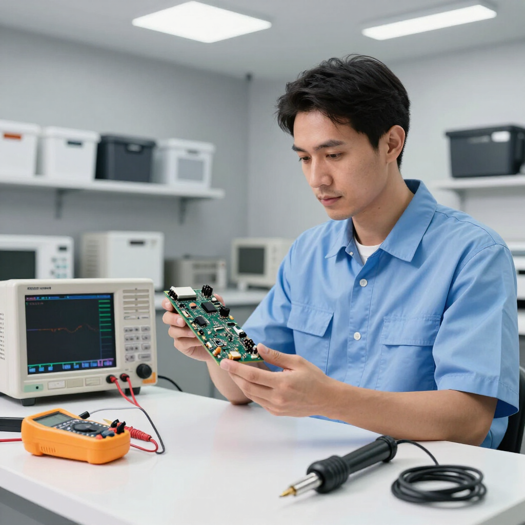 Técnico de Service Tecno diagnosticando un electrodoméstico