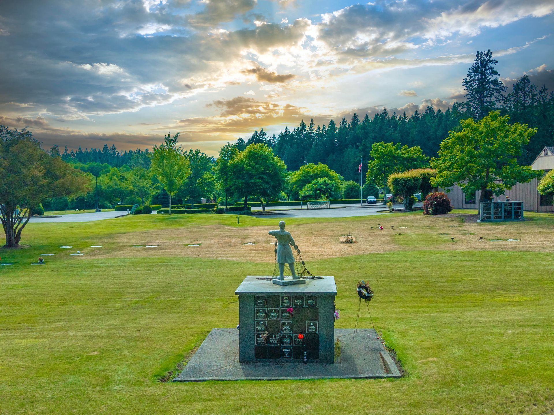 Forest Lawn Cemetery burial section in Bremerton, WA
