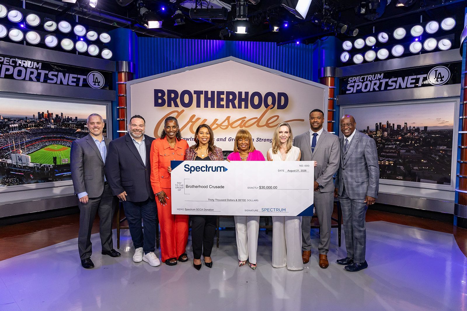 Spectrum Presents $30,000 Grant to Brotherhood Crusade’s Workforce Development Programs