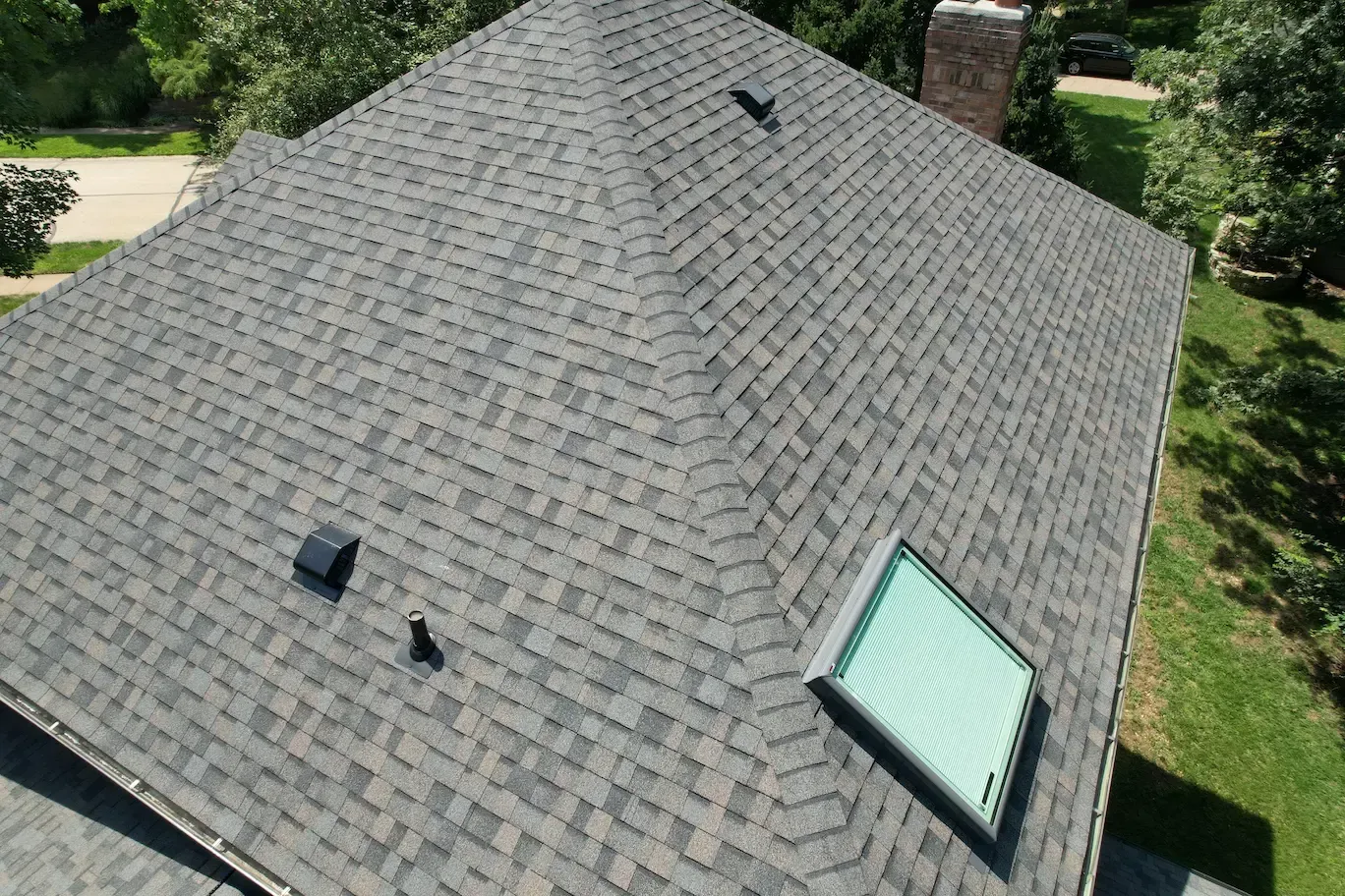Shingle roof installation in St. Louis, MO