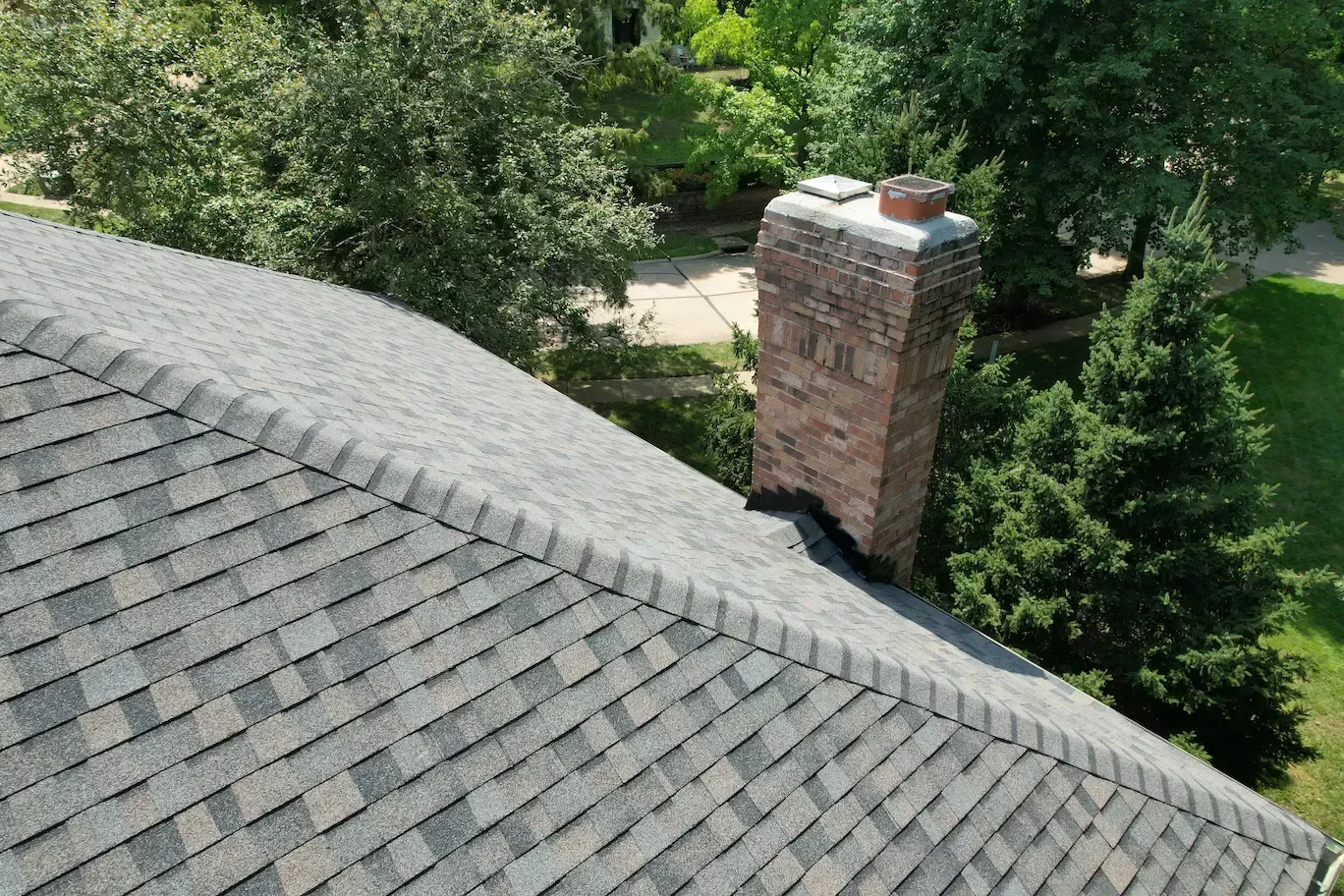 Asphalt shingle roof installation in St. Louis, MO