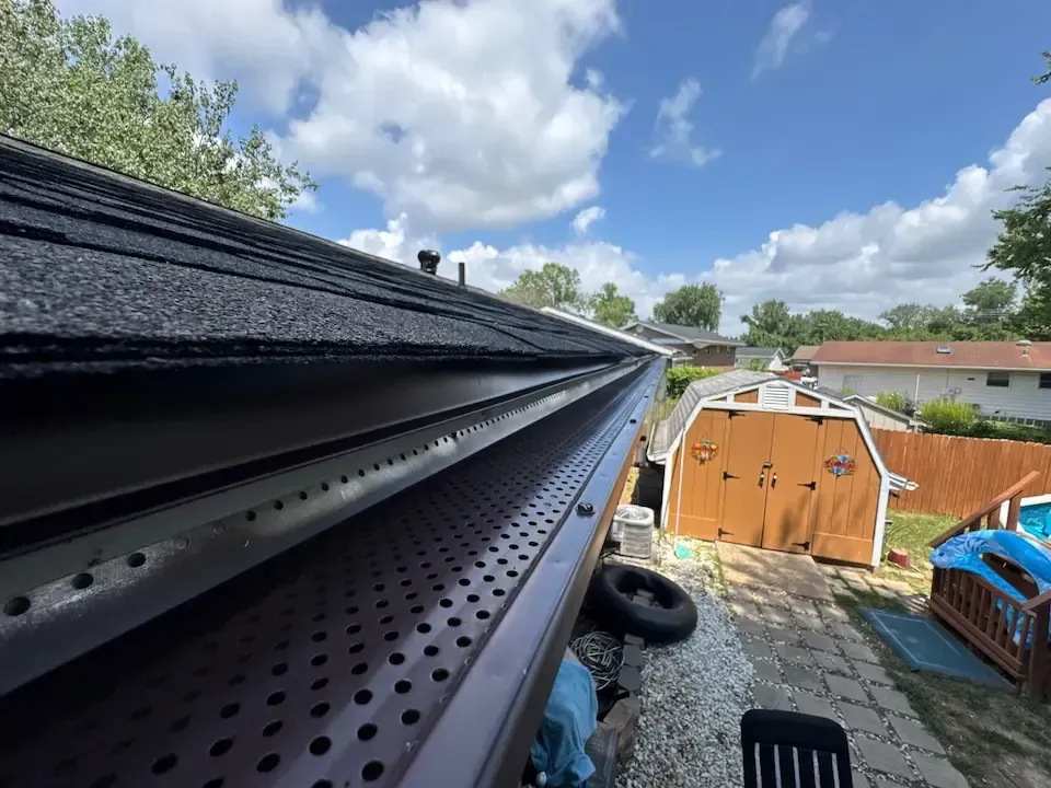 Residential gutter installation in St. Louis, MO