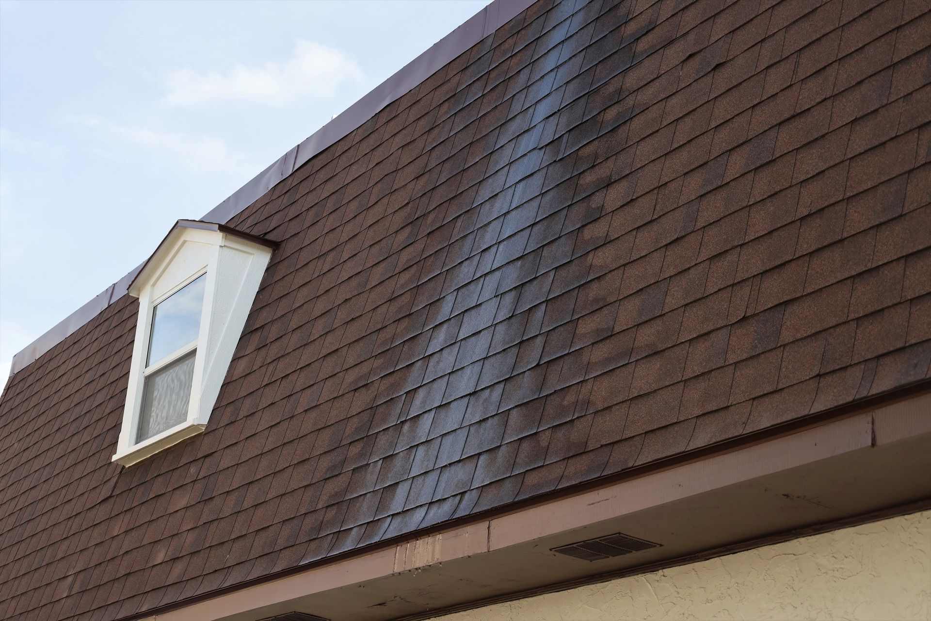 Residential storm damage roof repair in the Midwest