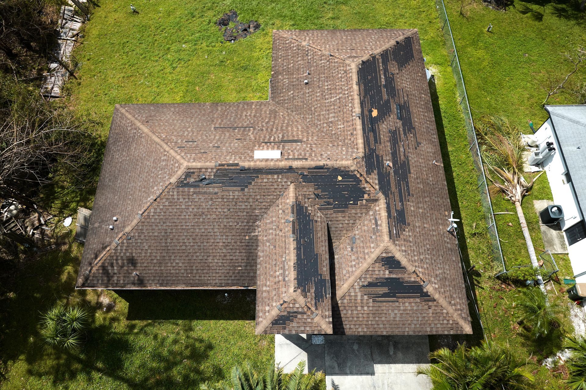 Storm damage roof inspection in St. Louis, MO